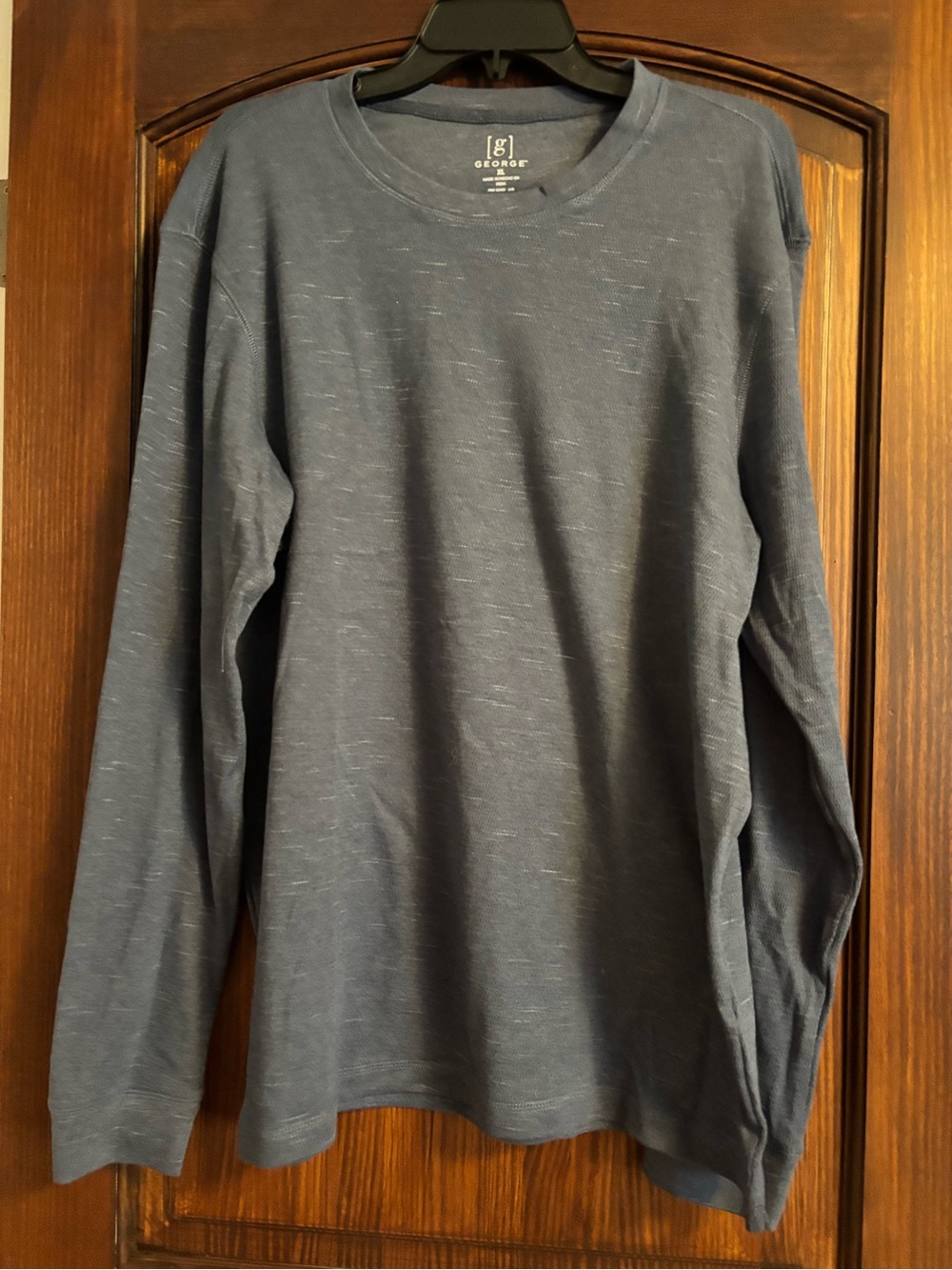 New without Tags George Men’s Long Sleeve Shirt. Blue. Size XL